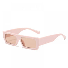 Carica l&#39;immagine nel visualizzatore di Gallery, Small Rectangle Women Sun Glasses Brand Men UV Shades Retro Square Black Sunglasses 2022  Glasses White Decoration Eyewear
