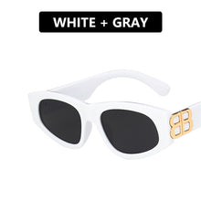 Load image into Gallery viewer, Small Rectangle Women Sunglasses Retro B Brand Designer Square Sun Glasses Men Classic White Glasses Shades UV400