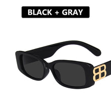 Load image into Gallery viewer, Small Rectangle Women Sunglasses Retro B Brand Designer Square Sun Glasses Men Classic White Glasses Shades UV400