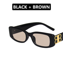 Load image into Gallery viewer, Small Rectangle Women Sunglasses Retro B Brand Designer Square Sun Glasses Men Classic White Glasses Shades UV400