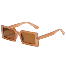 Load image into Gallery viewer, Small Rectangular Women's Sunglasses 2023 Retro Brand Designer Sun GlassesIns Trend Candy Color Big Frame Sunglasses UV400