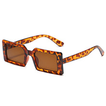 Load image into Gallery viewer, Small Rectangular Women's Sunglasses 2023 Retro Brand Designer Sun GlassesIns Trend Candy Color Big Frame Sunglasses UV400
