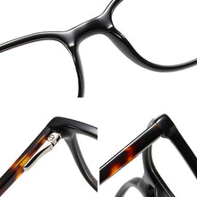 Load image into Gallery viewer, Small Retro Gaming Computer Glasses Frame Men Anti Blue Light Optical Prescription Eyeglasses Frame Women Myopia Acetate Vintage