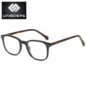 Small Retro Gaming Computer Glasses Frame Men Anti Blue Light Optical Prescription Eyeglasses Frame Women Myopia Acetate Vintage