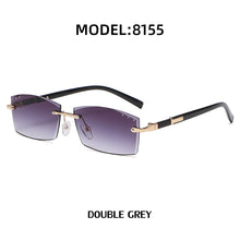 Load image into Gallery viewer, Small Rimless Rectangle Sunglasses Women 2023  Brand Frameless Sun Glasses for Men Blue Light Blocking Eyeglasses