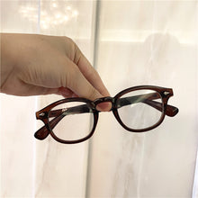 Load image into Gallery viewer, Small Round Glasses Frame Brand Designer Clear Optical Eyeglasses Retro Transparent Lens Eyewear Vintage Spectacle