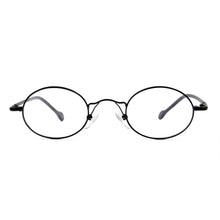 Load image into Gallery viewer, Small Round Glasses Vintage Metal Oval Gold Black Eyeglasses Frame Women Men Full Rim Spectacles For Prescription Glasses
