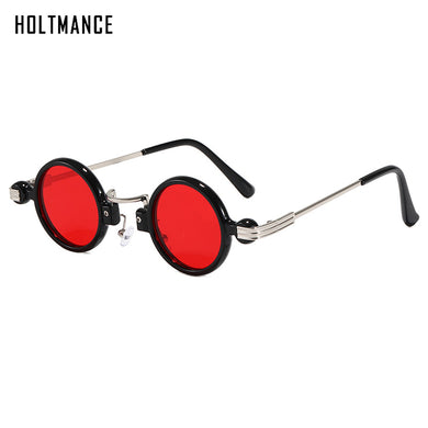Small Round Steampunk Sunglasses Women Men Metal Frames Brand Designer Vintage Punk Sun Glasses For Women Lentes De Sol