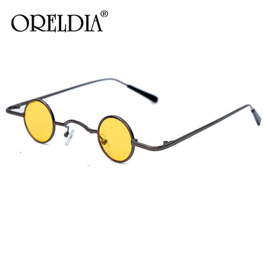Small Round Steampunk Sunglasses Women Vintage Colorful Circle Mirror Red Yellow Sun Glasses Men Eyeglasses Retro Eyewear UV400
