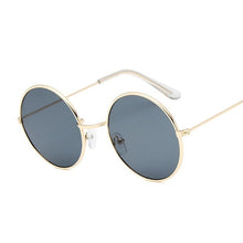 Load image into Gallery viewer, Small Round Sunglasses Women Famous Brand Designer Vintage Sun Glasses Female Retro Personality Metal Eyewear Style