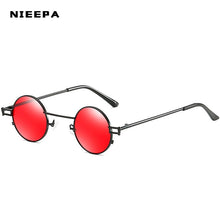 Load image into Gallery viewer, Small Round Sunglasses Women Retro Trending Wide Bridge Brand Designer Punk Sun Glasses Steampunk Vintage Goggles Black Shades