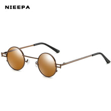 Load image into Gallery viewer, Small Round Sunglasses Women Retro Trending Wide Bridge Brand Designer Punk Sun Glasses Steampunk Vintage Goggles Black Shades