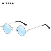 Load image into Gallery viewer, Small Round Sunglasses Women Retro Trending Wide Bridge Brand Designer Punk Sun Glasses Steampunk Vintage Goggles Black Shades