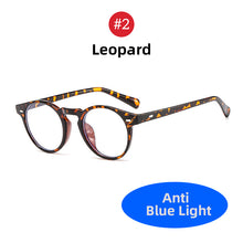 Load image into Gallery viewer, Small Size Blue Light Filter Glasses Men Leopard Square Frame Blue Ray Bocking Computer Eyeglasses Computer  blue light glasses