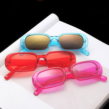Load image into Gallery viewer, Small Square Frame Sunglasses Woman Trend Colorful Ocean Lens Eyeglasses  Designer Sun Glasses oculos feminino Gafas