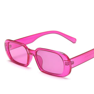 Small Square Frame Sunglasses Woman Trend Colorful Ocean Lens Eyeglasses  Designer Sun Glasses oculos feminino Gafas