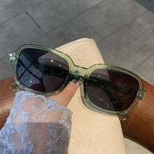 Load image into Gallery viewer, Small Square Sunglasses Women Brand Designer Vintage Sun Glasses Female Retro Rivet Black Yellow Oculos De Sol Feminino