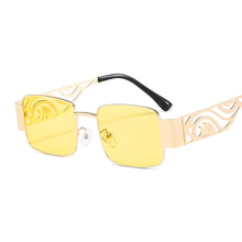 Load image into Gallery viewer, Small Square Sunglasses Women Men Trendy Vintage Brand Design Green Gradient Lens Sun Glasses For Female Eyewear UV400