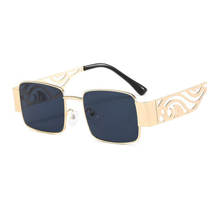 Small Square Sunglasses Women Men Trendy Vintage Brand Design Green Gradient Lens Sun Glasses For Female Eyewear UV400