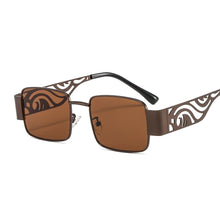 Load image into Gallery viewer, Small Square Sunglasses Women Men Trendy Vintage Brand Design Green Gradient Lens Sun Glasses For Female Eyewear UV400