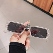 Load image into Gallery viewer, Small Square Sunglasses Women Men Trendy y2k Small Rectangle Sun Glasses Ladies Jelly Color 90s Eyewear Black Shades UV400