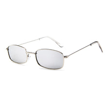 Load image into Gallery viewer, Small Square Sunglasses for Women Men Retro Red Sun Glasses Transparent Clear Lens Glasses Metal Frame Shades Eyewear