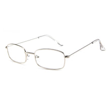 Load image into Gallery viewer, Small Square Sunglasses for Women Men Retro Red Sun Glasses Transparent Clear Lens Glasses Metal Frame Shades Eyewear