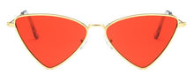 Load image into Gallery viewer, Small Triangle Cat Eye Sunglasses Women Vintage  Sun Glasses Female Ladies Cateyes Sunglass 2022 Retro Glasses