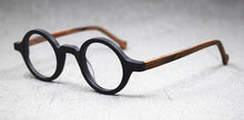 Load image into Gallery viewer, Small Vintage Round Hand Made Eyeglass Frames Full Rim Acetate Retro Glasses Eyewear Rx able