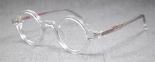 Load image into Gallery viewer, Small Vintage Round Hand Made Eyeglass Frames Full Rim Acetate Retro Glasses Eyewear Rx able
