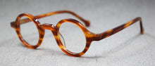 Load image into Gallery viewer, Small Vintage Round Hand Made Eyeglass Frames Full Rim Acetate Retro Glasses Eyewear Rx able