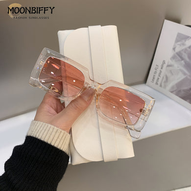 Small Vintage Square Frame Sunglass Trendy Men Women Shades Disco Party Glasses Cycling Driving Goggles Female Eyewear