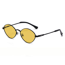 Load image into Gallery viewer, Small Vintage Sunglasss Women Men 2023  Brand Designer Alloy Oval Sun Glasses Men Irregular Shades Oculos Feminino