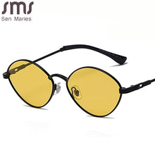 Load image into Gallery viewer, Small Vintage Sunglasss Women Men 2023  Brand Designer Alloy Oval Sun Glasses Men Irregular Shades Oculos Feminino