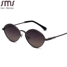 Load image into Gallery viewer, Small Vintage Sunglasss Women Men 2023  Brand Designer Alloy Oval Sun Glasses Men Irregular Shades Oculos Feminino