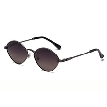 Load image into Gallery viewer, Small Vintage Sunglasss Women Men 2023  Brand Designer Alloy Oval Sun Glasses Men Irregular Shades Oculos Feminino