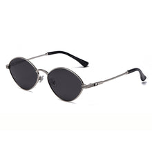 Load image into Gallery viewer, Small Vintage Sunglasss Women Men 2023  Brand Designer Alloy Oval Sun Glasses Men Irregular Shades Oculos Feminino