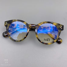 Load image into Gallery viewer, Small brand thickened hardened acetate glasses frame 48 yards round retro glasses trend