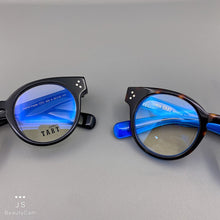 Load image into Gallery viewer, Small brand thickened hardened acetate glasses frame 48 yards round retro glasses trend
