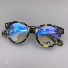 Load image into Gallery viewer, Small brand thickened hardened acetate glasses frame 48 yards round retro glasses trend