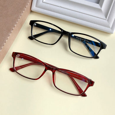 Small frame square spectacle frame 2023 tr frame propionic acid leg insert core glasses 9112 flat lens