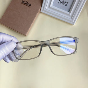 Small frame square spectacle frame 2023 tr frame propionic acid leg insert core glasses 9112 flat lens