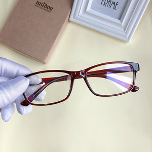 Small frame square spectacle frame 2023 tr frame propionic acid leg insert core glasses 9112 flat lens