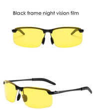 Load image into Gallery viewer, Smart Men&#39;s Day Night Dual-Use Driver Mirror Metal Sunglasses Night Vision Eyes Smart Color-Changing Polarized Sunglasses GH884