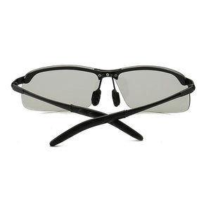 Smart Photochromic Polarized Sunglasses UV Protection Anti Glares Sunglasses Adjustable Temple For Driving Fishing -WT