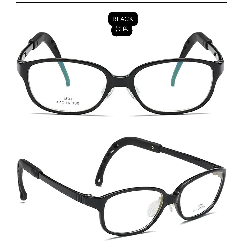 Soft Antiskid Children Optical frames Flexible Spectacles Light Glasses Boys Girls Eyewear Myopia Non-Slipping Vision Eyeglasses