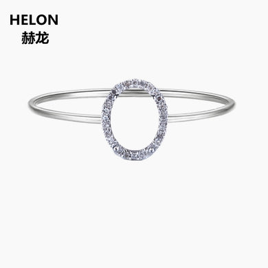Solid 14k White Gold Natural Diamonds Engagement Wedding Ring Certified Diamond Halo Women Party Ring Unique
