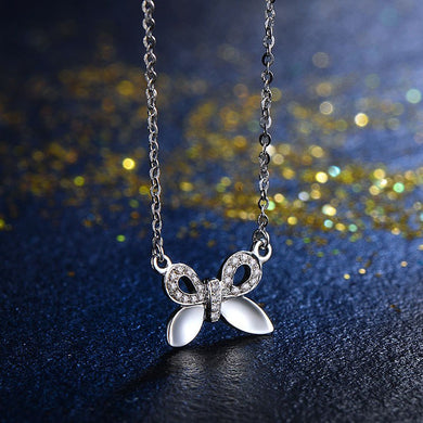 Solid 18K Gold Natural Diamond Pendant Necklace for Women - Free DHL Shipping