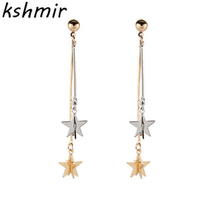 South Korean pop star pendant earrings contracted and delicate temperament women stud earrings wholesale
