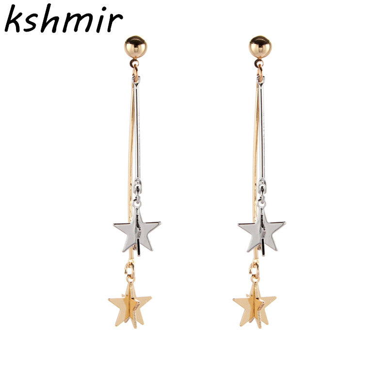 South Korean pop star pendant earrings contracted and delicate temperament women stud earrings wholesale